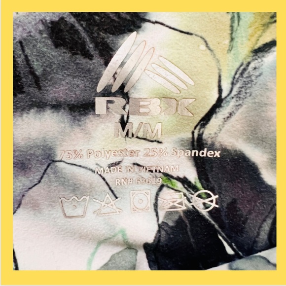 RBX leggings size medium, grey, white & green. - Picture 7 of 7